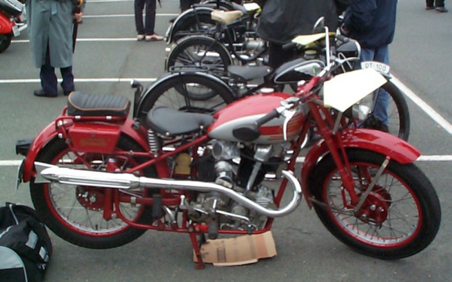 Rex 350, Bj 1940 mit Hirafe, Besitzer G. Strau